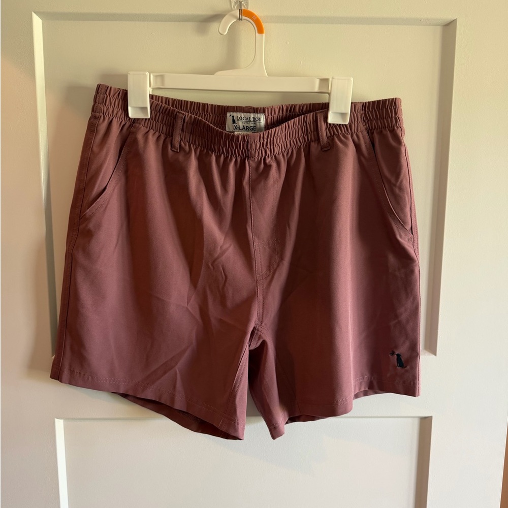 Local boy, maroon shorts size extra large fits more like a medium or large